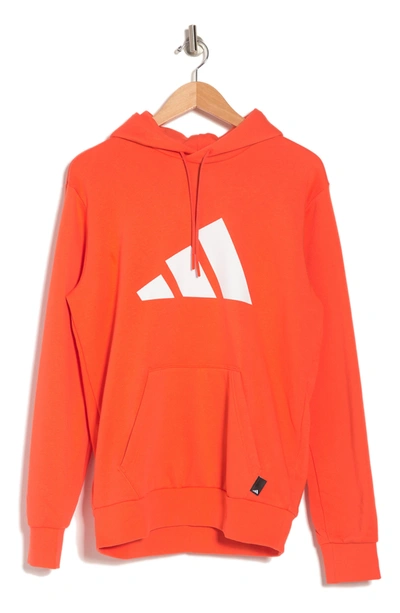 Adidas Originals Athletics Pack Graphic Hoodie In Semi Solar Red | ModeSens