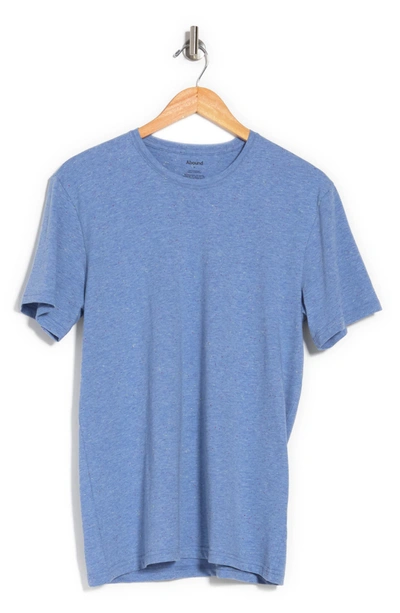 Shop Abound Short Sleeve Heather Crew T-shirt In Blue Twilight Neps