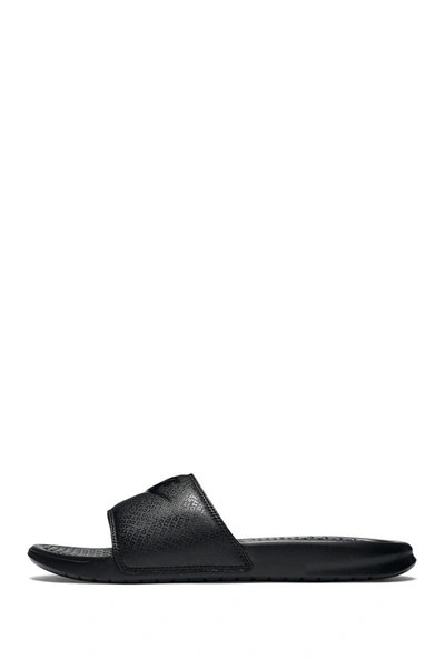 Shop Nike Benassi Jdi Slide Sandal In 001 Black Black