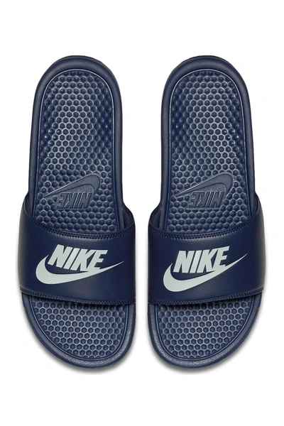 Shop Nike Benassi Jdi Slide Sandal In 403 Midnvy-wndchl