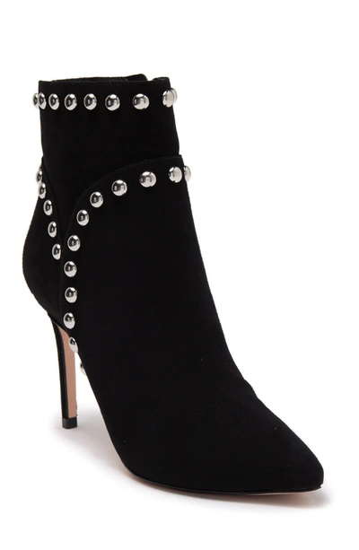 Shop Schutz Lilly Studded Ankle Boot In Black