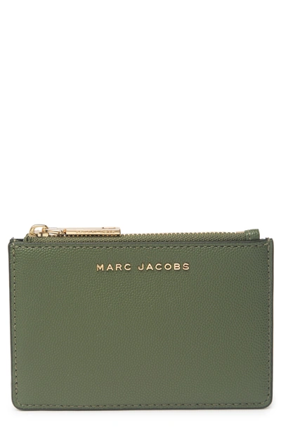 Marc Jacobs Compact Wallet In Cactus Green | ModeSens