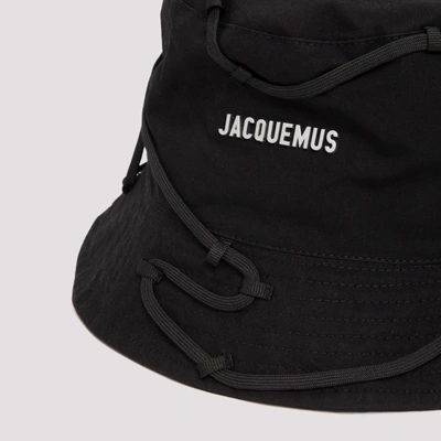 Shop Jacquemus Le Gadjo Montagne Hat In Black