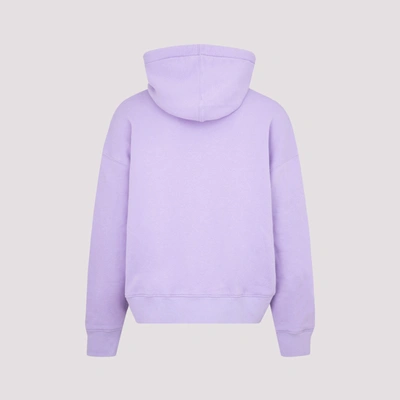 Shop Palm Angels Bear Hoodie Sweatshirt In Pink &amp; Purple