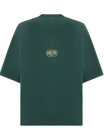 Shop Palm Angels T-shirts And Polos In Green Yellow