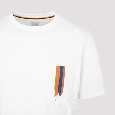 Shop Paul Smith Cotton T-shirt Tshirt In White