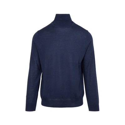 Shop Paul Smith Turtleneck Sweater In Blue