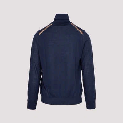 Shop Paul Smith Turtleneck Sweater In Blue