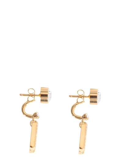 Shop Dolce & Gabbana "diva" Earrings In Gold