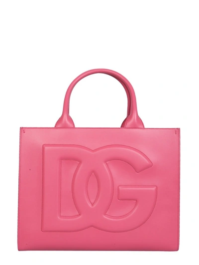 Shop Dolce & Gabbana Dg Daily Shopping Bag In Fuchsia