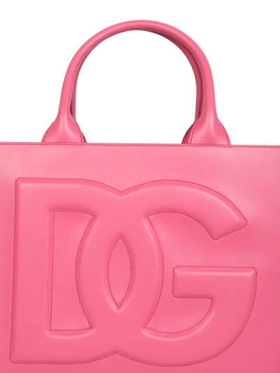 Shop Dolce & Gabbana Dg Daily Shopping Bag In Fuchsia