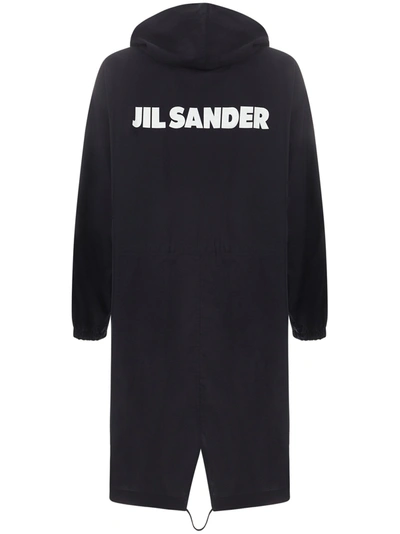Shop Jil Sander Coats In Blue