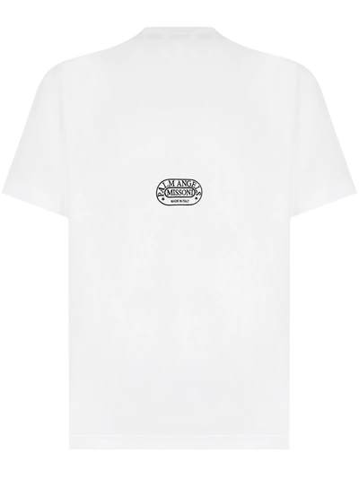 Shop Palm Angels T-shirts And Polos White