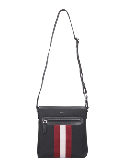 Shop Bally Currios Shoulder Bag In Black