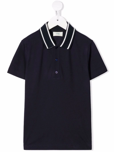 LOGO-NECKLINE POLO SHIRT