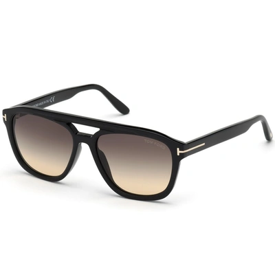 Shop Tom Ford Gerrard Sunglasses Black