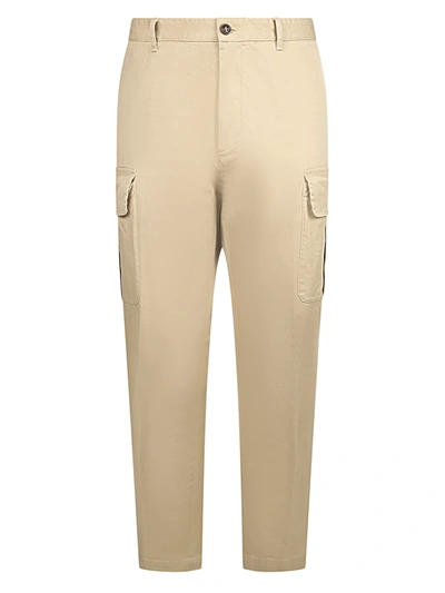 Shop Dsquared2 Cargo Trousers In Beige