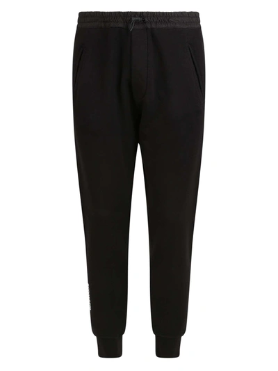 Shop Dsquared2 Branded Trousers In Black