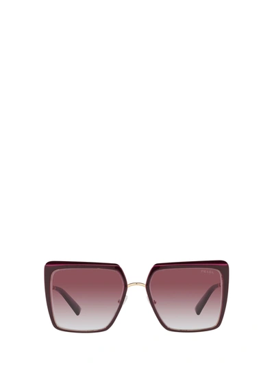 Shop Prada Pr 58ws Garnet Sunglasses