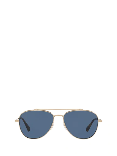 Shop Oliver Peoples Ov1266st Soft Gold Sunglasses