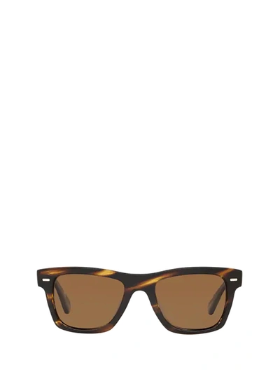 Shop Oliver Peoples Ov5393su Cocobolo Sunglasses