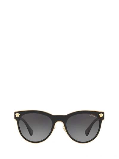 Shop Versace Ve2198 Black Sunglasses