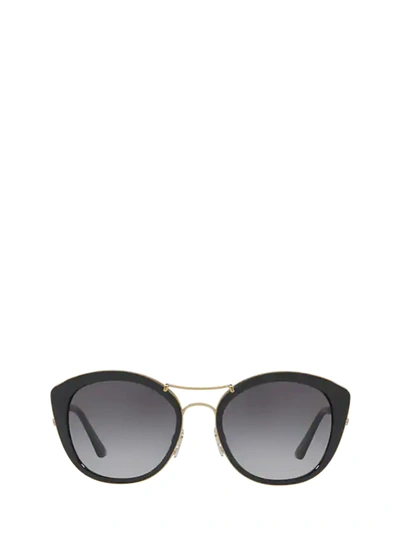 Shop Burberry Be4251q Black Sunglasses