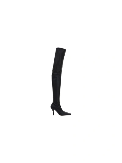 Shop Proenza Schouler Boots Over Knee In Black