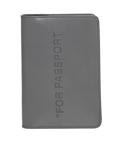 Shop Off-white Wallet In Grey Grey