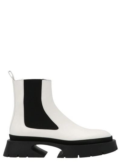 Shop Jil Sander Agnellato Shoes In White