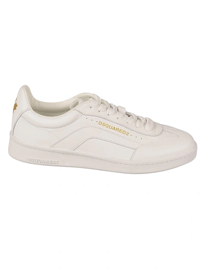 Shop Dsquared2 Maple Leaf Logo Sneakers
