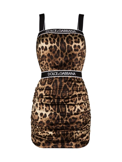 Shop Dolce & Gabbana Leo Dress In M New Leo