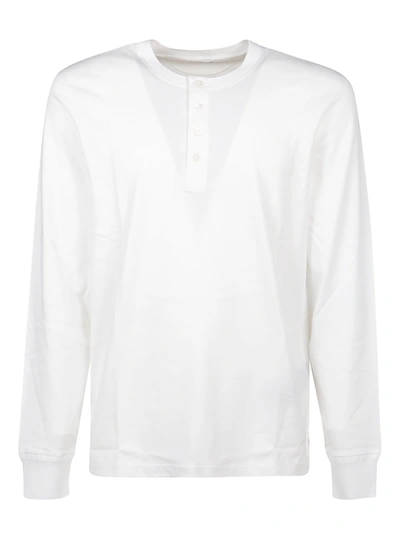Shop Tom Ford Long Sleeve T-shirt In White