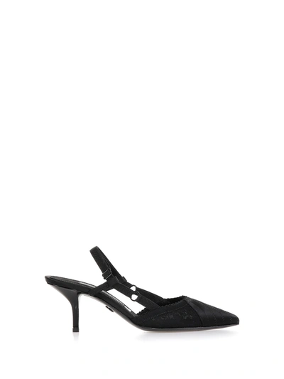 Shop Dolce & Gabbana Décolleté With Pointed Toe In Nero Nero