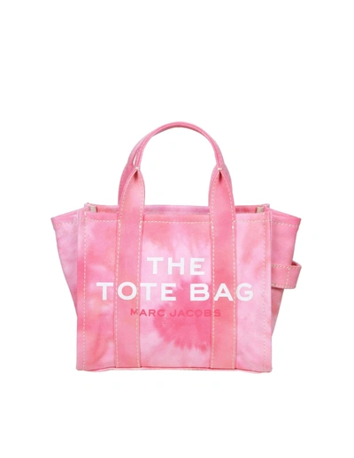 Shop Marc Jacobs The Tie Dye Mini Tote Bag In Pink