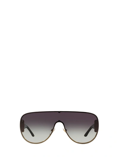 Shop Versace Ve2166 Pale Gold Sunglasses