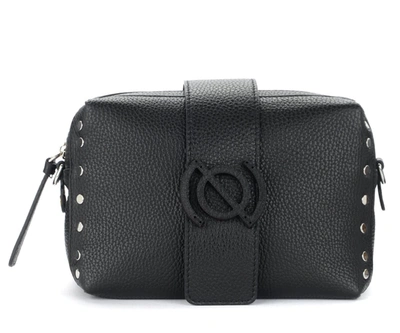 Shop Zanellato Oda Daily Baby Bag In Black Grained Leather In Nero