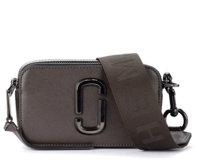 Marc Jacobs Snapshot Leather Crossbody Bag In Brown