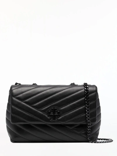 Shop Tory Burch Kira Shoulder Bag In Black