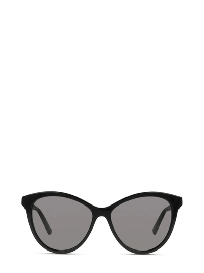 Shop Saint Laurent Sl 456 Black Sunglasses
