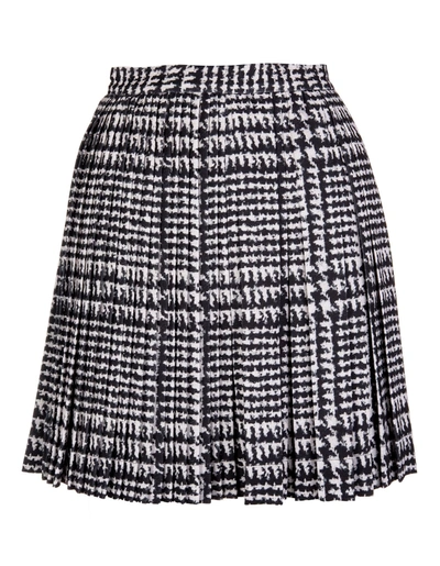 Shop Ermanno Scervino Cady Trouser Skirt With Prince Of Wales Print