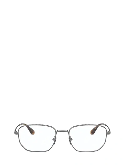 Shop Prada Pr 52wv Gunmetal Glasses