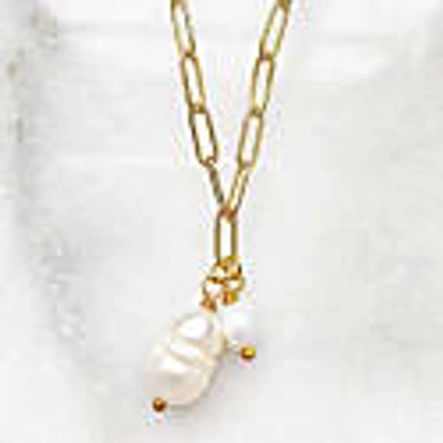 Smilla Brav Double Pearl Necklace Naila In Pearl