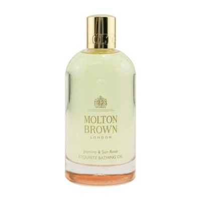 Shop Molton Brown Jasmine & Sun Rose Exquisite Bathing Oil 6.6 oz Bath & Body 008080117045 In Brown,pink