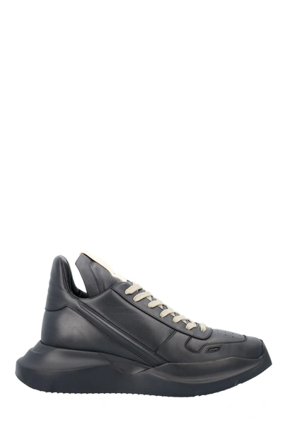 Shop Rick Owens Gethsemane Geth Runner Sneakers In Black