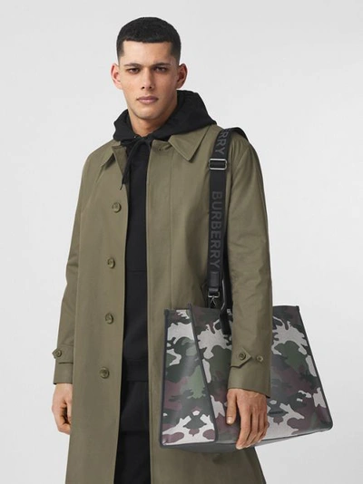 Shop Burberry Camouflage Pr In Mangrove Green