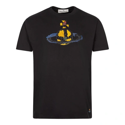 Shop Vivienne Westwood Kid Orb T-shirt In Black