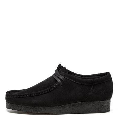 Shop Clarks Originals Wallabee Shoes In Black
