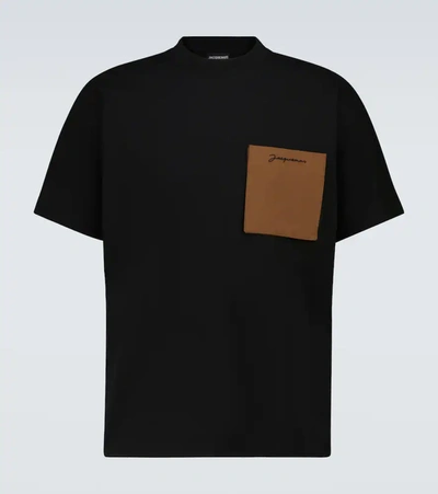 Shop Jacquemus Le T-shirt Yeru Short-sleeved T-shirt In Black