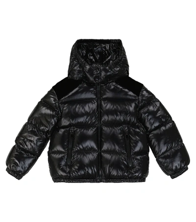 Shop Moncler Chouelle Down Coat In Black